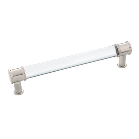 A large image of the Hickory Hardware P3702 Crysacrylic with Satin Nickel
