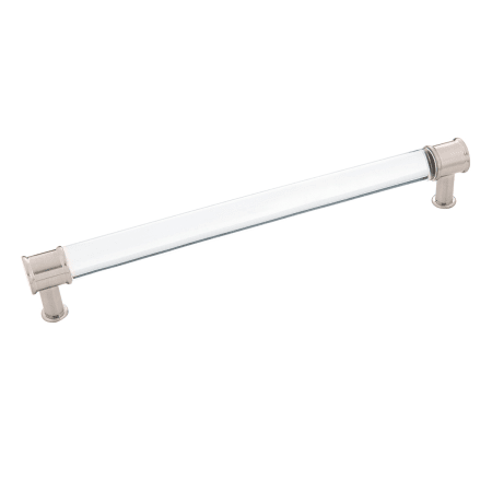A large image of the Hickory Hardware P3704 Crysacrylic with Satin Nickel