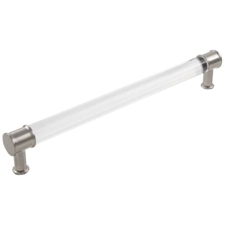 A large image of the Hickory Hardware P3711-5PACK Crysacrylic / Satin Nickel
