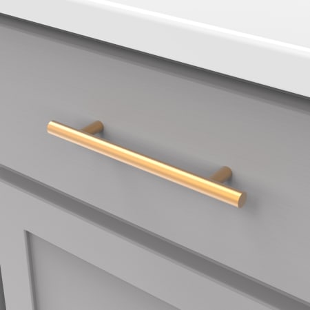 A large image of the Hickory Hardware R077745-10PACK Close Up - Brushed Brass