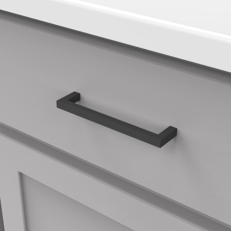 A large image of the Hickory Hardware R077747-10PACK Matte Black - Close Up