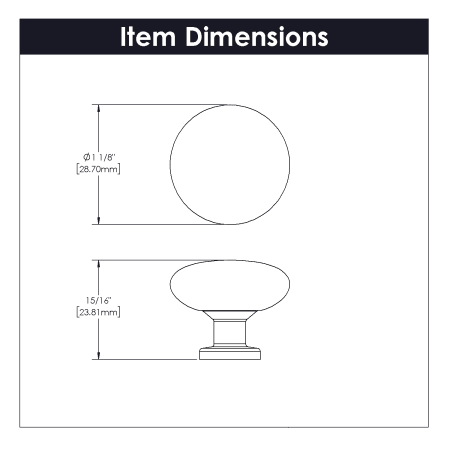 A large image of the Hickory Hardware R077753-10PACK Line Drawing