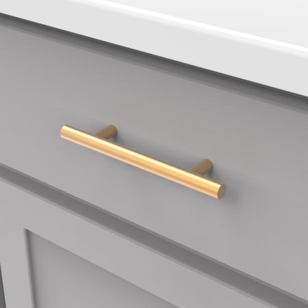 A large image of the Hickory Hardware R078428-10PACK Brushed Brass