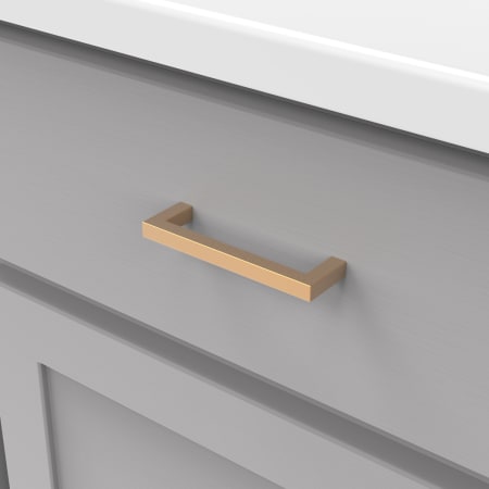 A large image of the Hickory Hardware R078429-10PACK Lifestyle - Brushed Brass