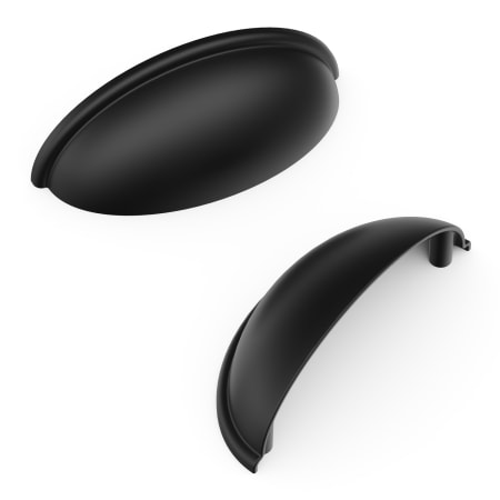 A large image of the Hickory Hardware R077748-10PACK Matte Black