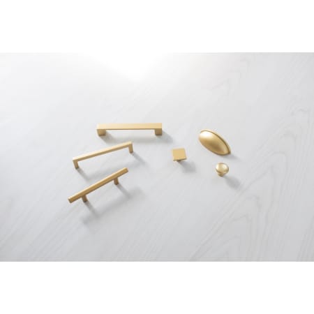 A large image of the Hickory Hardware R077751-10PACK Heritage Designs - Brushed Brass