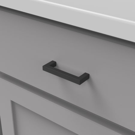 A large image of the Hickory Hardware HH075326 Detail (MB) - Matte Black