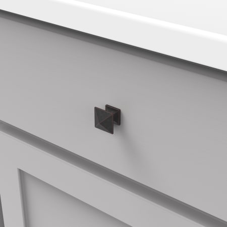 A large image of the Hickory Hardware P3014 Studio P3014 Knob - OBH - Oil Rubbed Bronze
