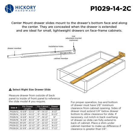 A large image of the Hickory Hardware P1029/14-5PACK Alternate Image