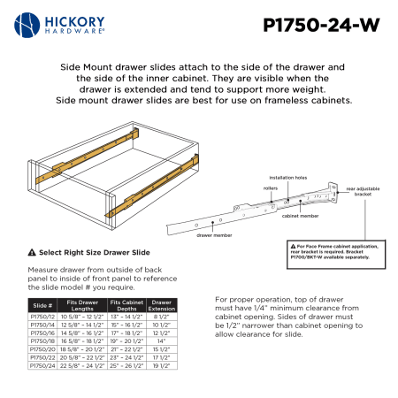 A large image of the Hickory Hardware P1750/24-5PACK Alternate Image