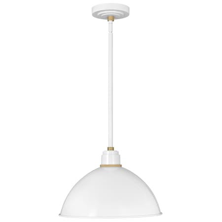 A large image of the Hinkley Lighting 10685 Pendant with Canopy - GW