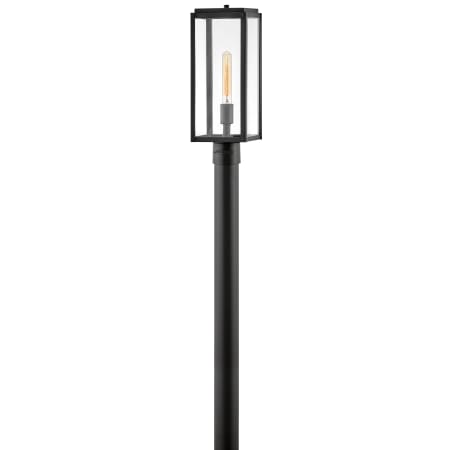 A large image of the Hinkley Lighting 2591-LL Light with Post - BK