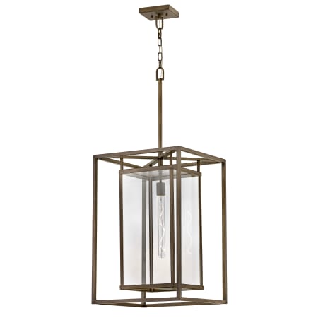 A large image of the Hinkley Lighting 2592-LL Pendant with Canopy - BU