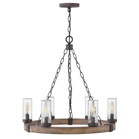 A large image of the Hinkley Lighting 29206-LL Chandelier with Canopy - SQ