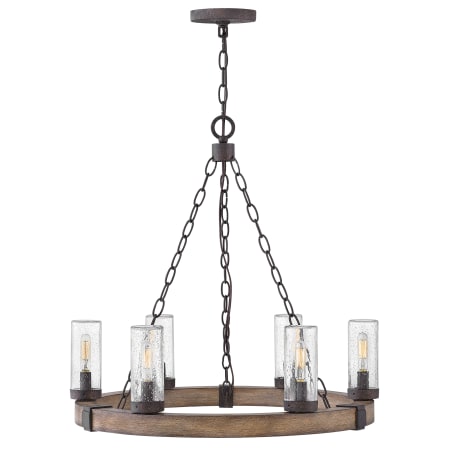 A large image of the Hinkley Lighting 29206-LV Chandelier with Canopy - SQ