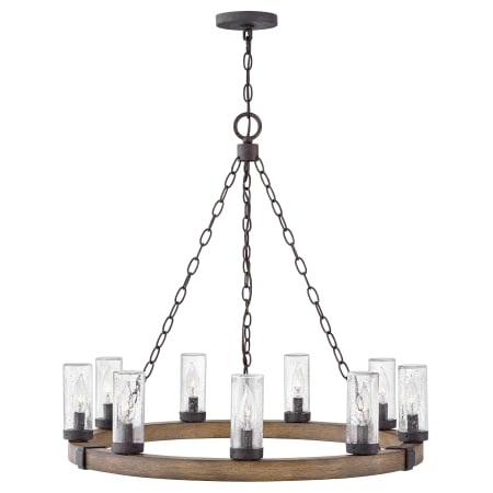 A large image of the Hinkley Lighting 29208-LV Chandelier with Canopy - SQ