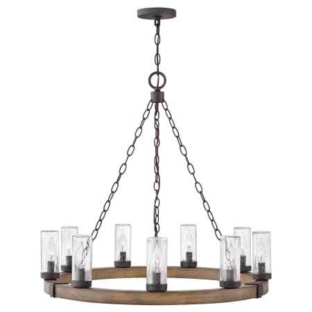A large image of the Hinkley Lighting 29208-LL Chandelier with Canopy - SQ