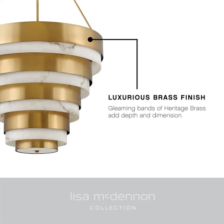 A large image of the Hinkley Lighting 30183 Luxurious Brass Finish