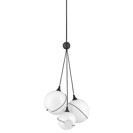 A large image of the Hinkley Lighting 30304 Black / Cased Opal