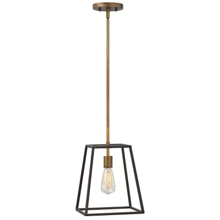 A large image of the Hinkley Lighting 3351 Pendant with Canopy - BZ