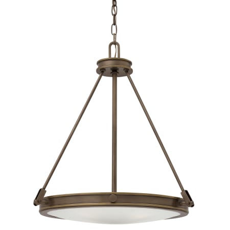 A large image of the Hinkley Lighting 3384 Light Oiled Bronze