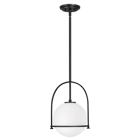 A large image of the Hinkley Lighting 3407 Pendant with Canopy - BK