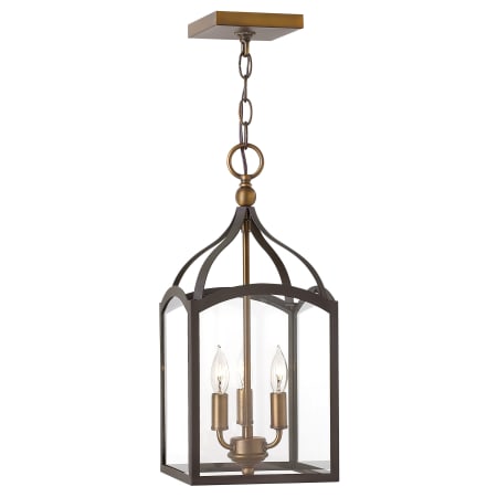 A large image of the Hinkley Lighting 3413 Pendant with Canopy - BZ