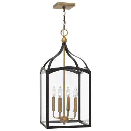 A large image of the Hinkley Lighting 3415 Pendant with Canopy - BZ