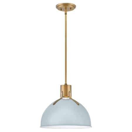 A large image of the Hinkley Lighting 3487 Pendant with Canopy - PBL