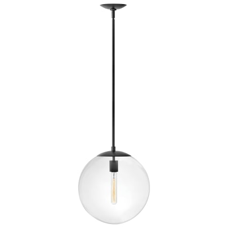 A large image of the Hinkley Lighting 3744 Pendant with Canopy - BK
