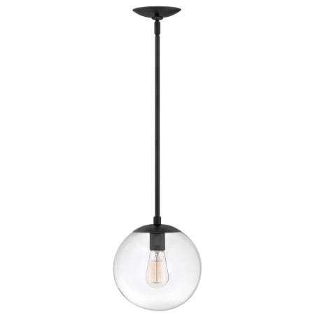 A large image of the Hinkley Lighting 3747 Pendant with Canopy - BK