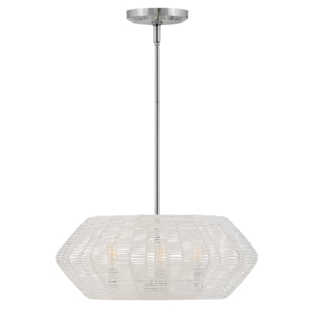 A large image of the Hinkley Lighting 40383 Pendant with Canopy - BK-PCM