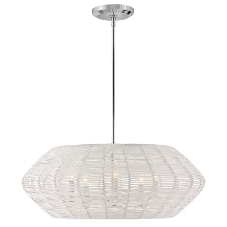 A large image of the Hinkley Lighting 40384 Chandelier with Canopy - PCM
