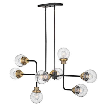 A large image of the Hinkley Lighting 40698 Chandelier with Canopy