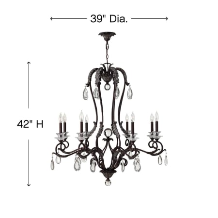 A large image of the Hinkley Lighting 4404 Dimensions