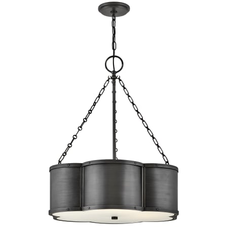 A large image of the Hinkley Lighting 4446 Chandelier with Canopy - BLB