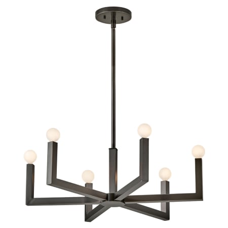 A large image of the Hinkley Lighting 45046 Chandelier with Canopy - BX