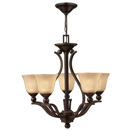 A large image of the Hinkley Lighting H4655 Chandelier with Canopy - OB