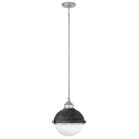 A large image of the Hinkley Lighting 4834DZ-PN Pendant with Canopy