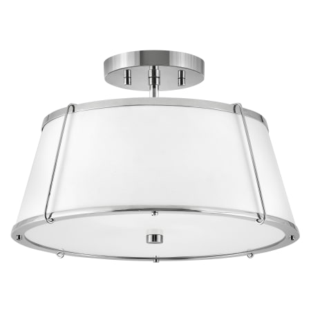 A large image of the Hinkley Lighting 4893 Polished Nickel