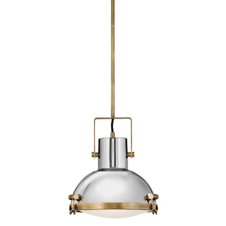 A large image of the Hinkley Lighting 49067 Heritage Brass / Polished Nickel