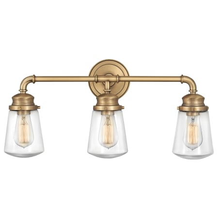 A large image of the Hinkley Lighting 5033 Heritage Brass