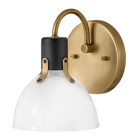 A large image of the Hinkley Lighting 51110 Heritage Brass / Black