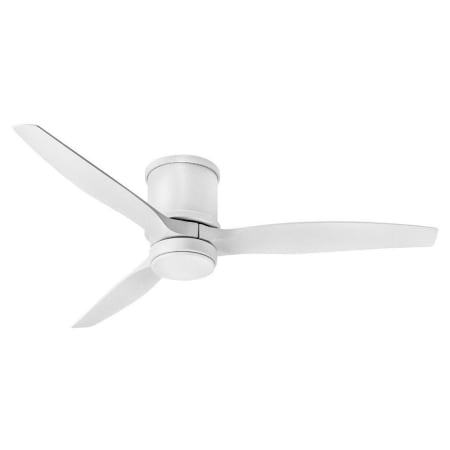 Hinkley Lighting 900852fmw Lwd Matte White Hover Flush 52 3 Blade Smart Led Ceiling Fan With Wall Control Lightingdirect Com Blade Smart Led Ceiling Fan, Primary Color Ceiling Fan