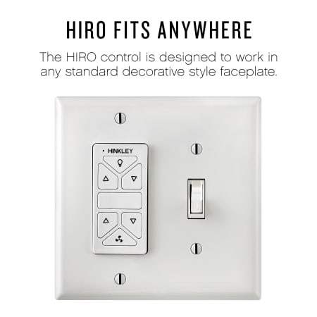 A large image of the Hinkley Lighting 902054F-LWA  Faceplate Configurability