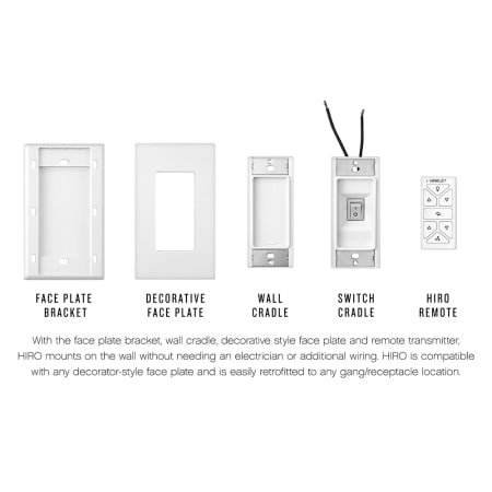 A large image of the Hinkley Lighting 900872F-LWD  Faceplate Wall Parts