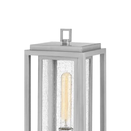 Hinkley Lighting 1671BK-LV Edgewater 3 Light 21 Inch Tall LED Outdoor Post  Light in Black with Clear Seedy Glass