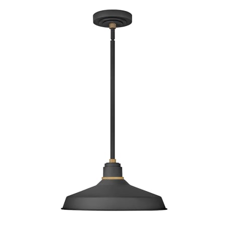 A large image of the Hinkley Lighting 10483 Textured Black / Brass