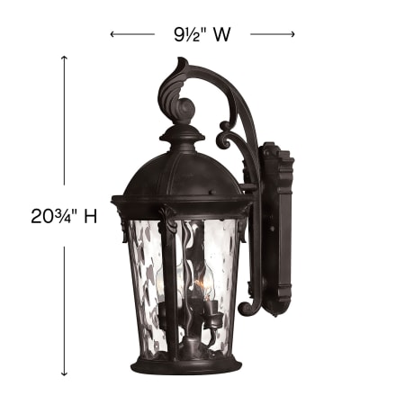 A large image of the Hinkley Lighting 1898BK Alternate Image