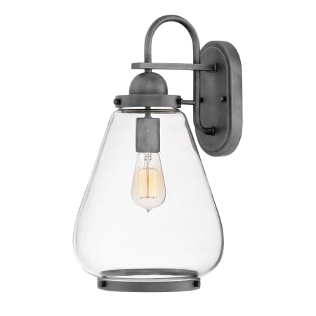 Hinkley Lighting 2515 A large image of the Hinkley Lighting 2515 Aged Zinc